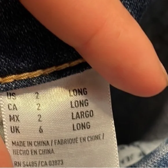 American Eagle Outfitters Women's Blue Distressed Jeans - Picture 5 of 6